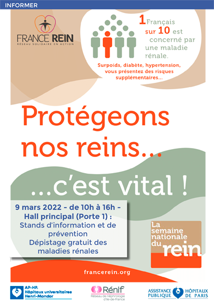 journée du rein - 9 mars 2022